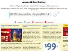 Tablet Screenshot of airasiaonlinebooking.net